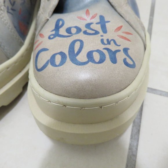 DOGO Lost in Colors Nature Print Lace Up Vegan Leather Adriana Combat Boots… - Picture 7 of 16
